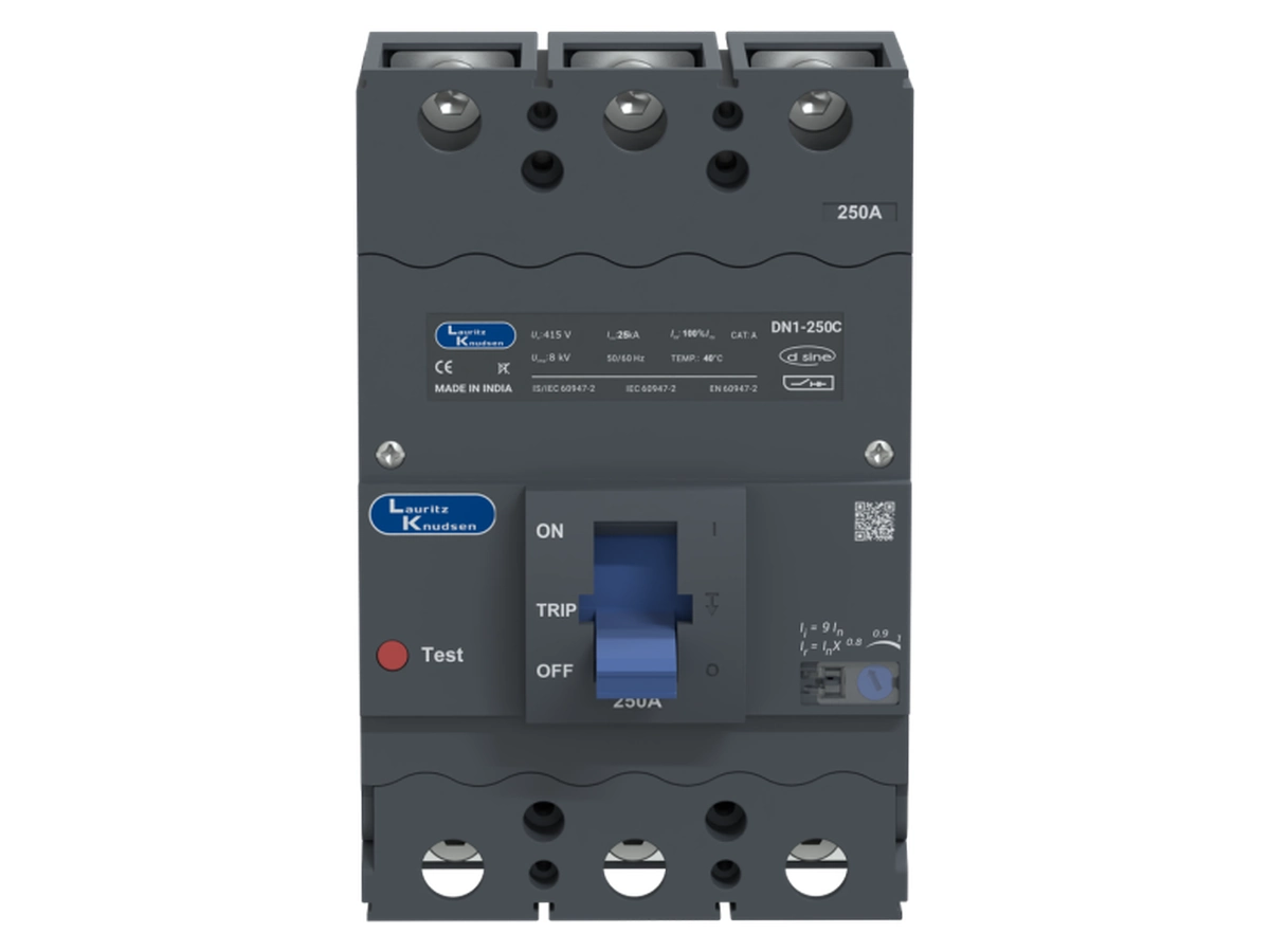 DN0-100C MCCB 63-80A 3P Thermal-Magnetic
