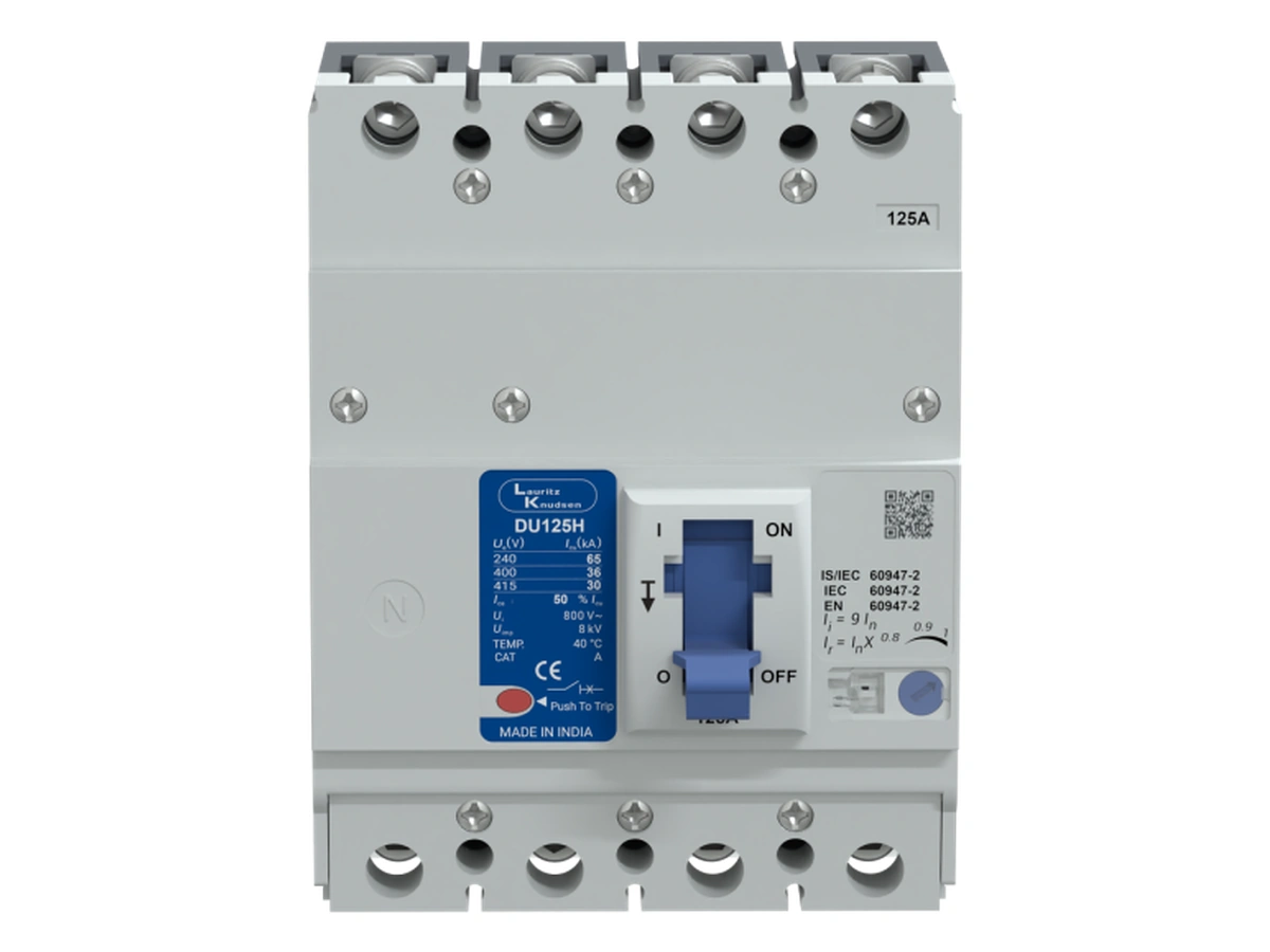 DU125H MCCB 100-125A 4P Thermal-Magnetic