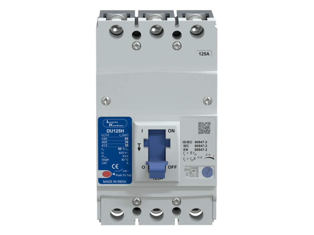 DU125H MCCB 100-125A 3P Thermal-Magnetic