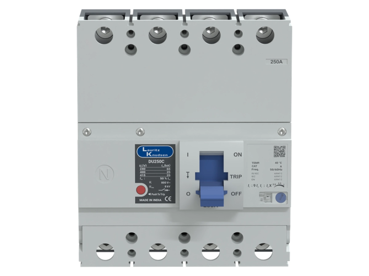 DU250C MCCB 160-200A 4P Thermal-Magnetic